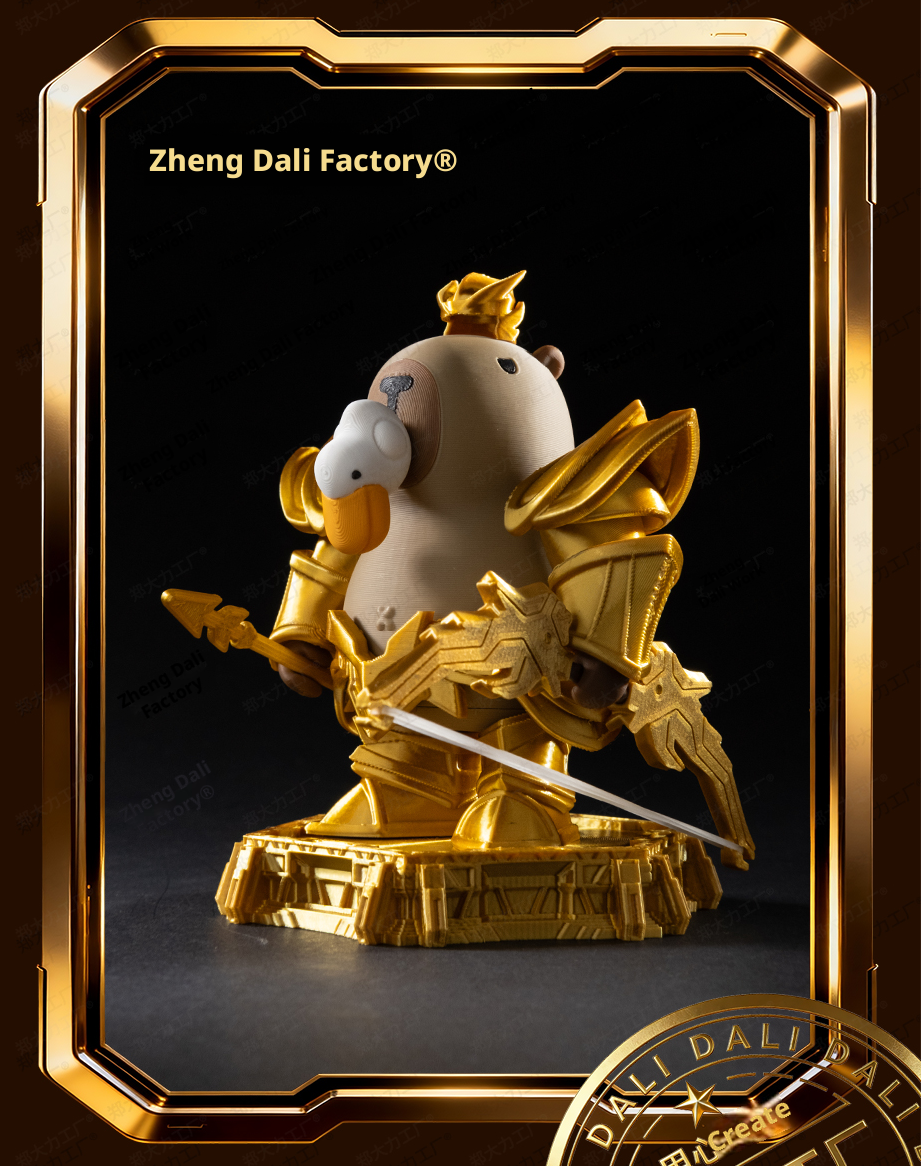 Original Chongtun King 3D Printed Capybara Trendy Collectible Ornament Creative Magnetic Toy